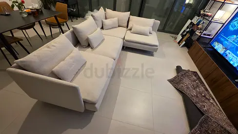 As good as new IKEA soderhim corner lshape sofa beige