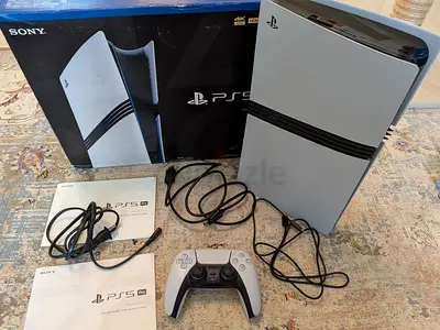 PlayStation 5 pro Console with Controller, Cables and Box - Good Condition