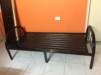 Single Bed Metal With Metress