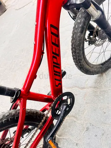 Red Sturdy Mountain Bike - 26 Frame, Good Condition
