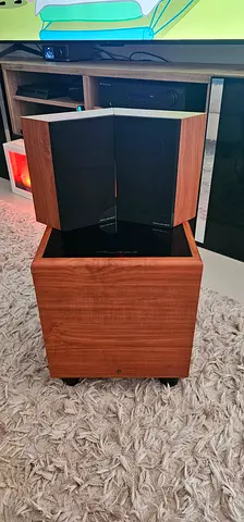 Wharfedale Home Theater Speakers + Active Subwoofer Set (WH-1.1 + Power Cube 10+)