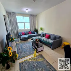 Furnished one-bedroom apartment for monthly rent in Ajman - Al Rashidiya - Ajman One Towers | Stylis