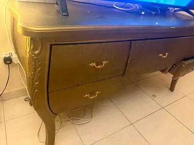 Console table- heavy wood