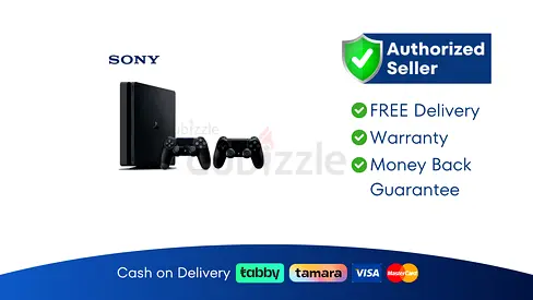 Sony PlayStation 4 - Slim - 500 GB with 2 Controller Brand New | Warranty | FREE Delivery