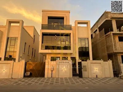 🏡 Luxury villa in Al Zahia with a private pool, elegant design, and includes electricity and water.