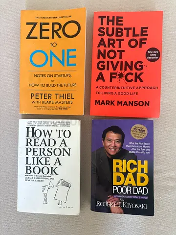 Bundle: 4 Personal Development  Finance Books - Good Condition