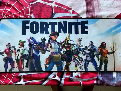 Large Fortnite Gaming Desk Mat / Mouse Pad - Good Condition