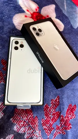 Silver iPhone 11 Pro Max with Box - Good Condition