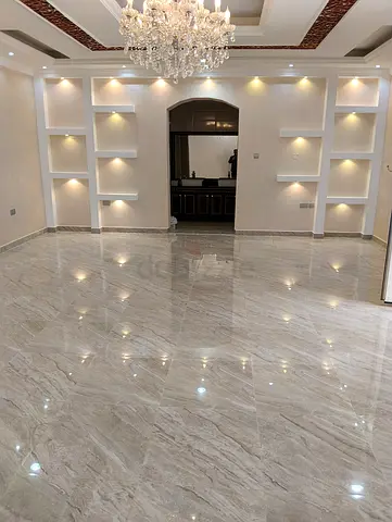 تشطيبات مجالس فاخرة | جبس بورد | تركيب بلاط | فيلفت