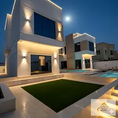 ROYAL VILLA FOR SALE IN AL HOSHI | PREMIUM FINISHING WITH POOL