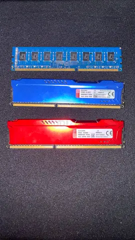 Set of 3 DDR3 Desktop RAM Modules 4gb