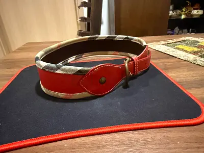 Burberry Check Fabric Belt