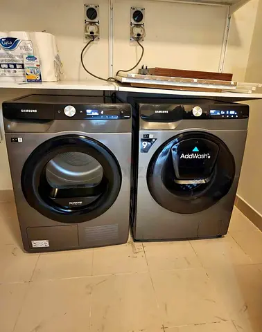 Brand Samsung Separate Washer Dryer 9 × 9 kg with AI Technology
