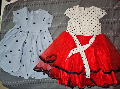 26 pieces - Girls dresses, blouses and shorts - up to 5y old