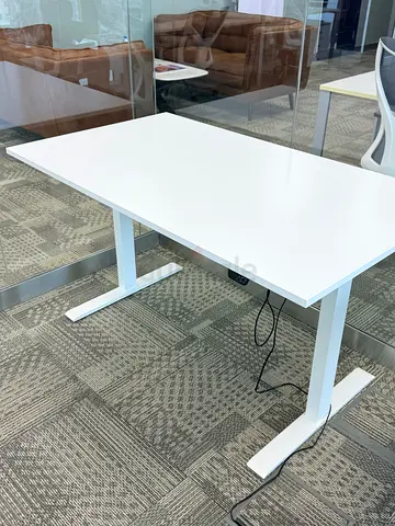 electric table 160x80 white