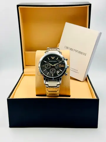 Armani watch with working chrono