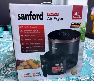 Sanford SF2455AF 4L Air Fryer - 1200W, Touch Control, 7 Presets