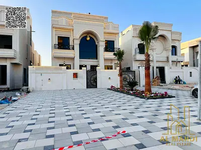 Luxury Villa for Sale in Al Helio 1 – Ajman | 6 Master Bedrooms + 2 Living Rooms | Main Road | Super Deluxe | Direct from Owner | 10% Down Payment