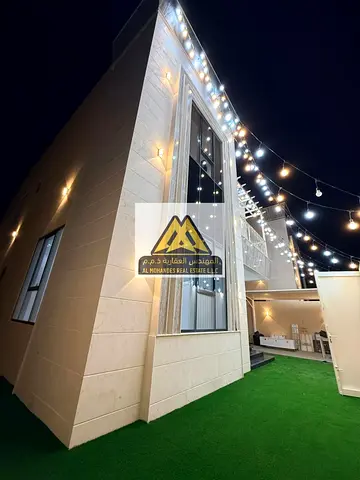 New villa in Al-Haliyo 2 for annual rent – ​​5 master bedrooms – excellent spaces – modern, high-quality finishes