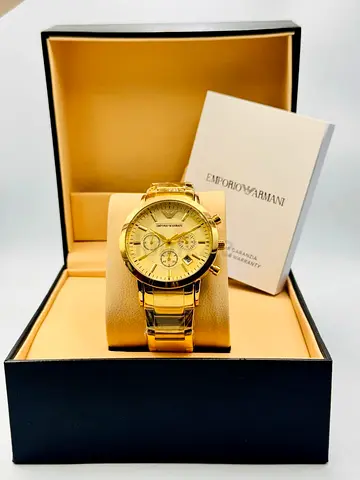 Armani watch with working chrono