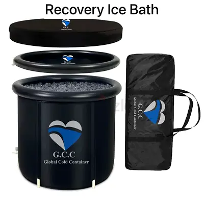 Portable Inflatable Recovery Ice Bath Tub with Carry Bag