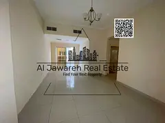Two bedrooms, a living room, and two bathrooms for annual rent in Al Nuaimiya 1, Ajman.