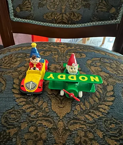 Vintage Noddy Toy Plane set of 2 toys