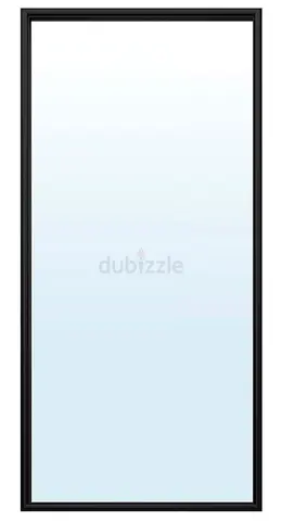 Wall Mirror with Black Frame 160 X 70 CM
