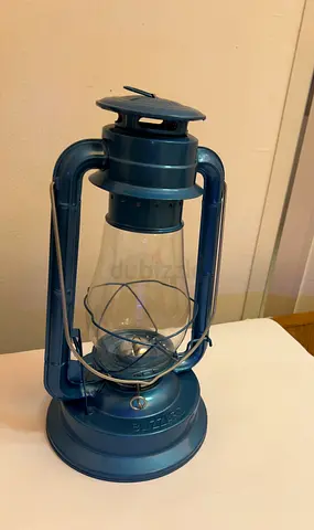 Blue Vintage-Style kerosene Lantern decorative