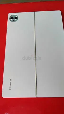 Huawei MatePad (white) with folio cover - good condition