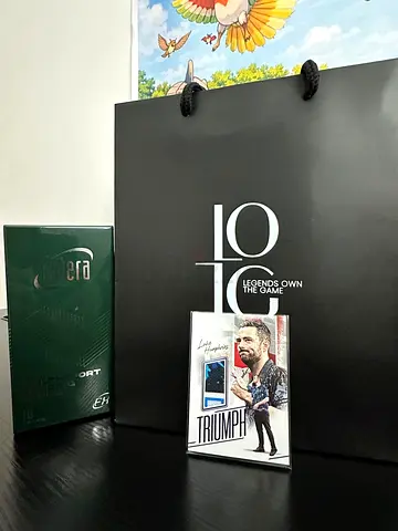 Luke Humphries Triumph Memorabilia Card 11/12 from the FX Multi-Sport 2026 Hobby Box.