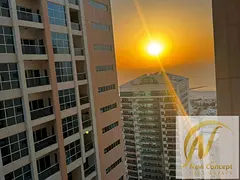 Available for sale in Ajman Towers, two rooms and a living room + 3 bathrooms + balcony