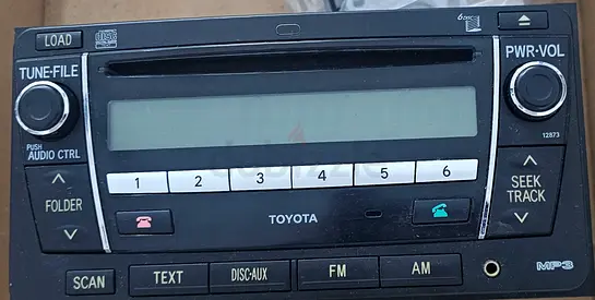 Toyota OEM Car Stereo Head Unit with CD/MP3  AM/FM