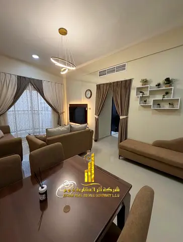 غرفه وصاله مفروشه بالكامل فرش VIP للايجار الشهري في الجرف 2 بجانب مدرسة الاقصى