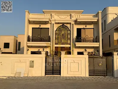 Two-story villa with air conditioning included, in one of Ajman's most prestigious areas. Freehold ownership for all nationalities.