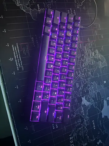 Compact RGB Mechanical Keyboard - 60% Wired GK 61
