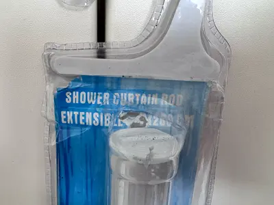 Extensible Shower Curtain Rod (New, Unused)