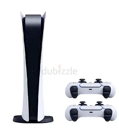 Sony PlayStation 5 Digital Console with DualSense Controllers (2 Controllers)
