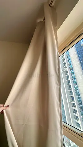 75% Blackout Curtain - 2 piece (4 strips), JLT