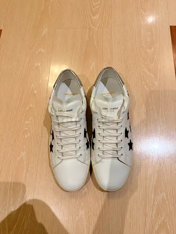 Saint Laurent Court Classic SL/06 Metallic California Sneakers - Size 45, Used once