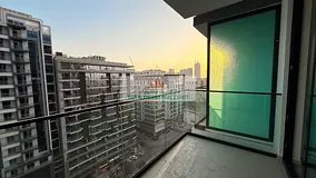 Modern Studio | Binghatti Azure | Balcony &amp; Pool Access | Skyline Views