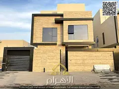 (Modern elevator + private pool) For sale: Luxurious modern villa, two floors and a roof, including