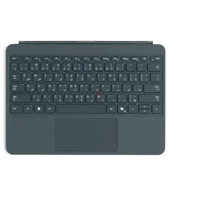 Microsoft Surface Pro Keyboard 12 Inch with Alcantara – Slate, English/Arabic Layout