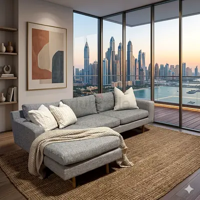 Three seater edy west Elm sofa