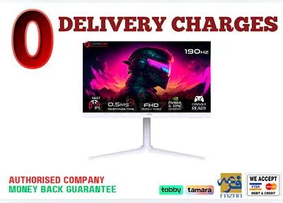 Gameon 24 inch Arctic Pro Series Gaming Monitor - 190Hz - 1 Year Warranty