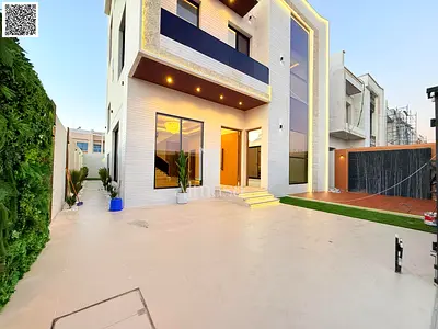 Luxury villa for sale on Al Zahia roundabout, price includes registration fees, water and electricity, freehold ownership.