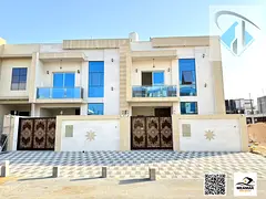 Villa for rent behind services and behind Mohammed Bin Zayed, deluxe finishing