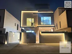 (Modern elevator + private pool) For sale: Luxurious modern villa, two floors and a roof, including