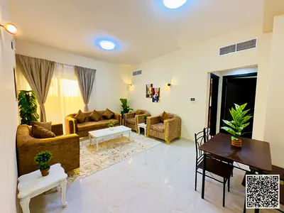 شقه فاخره  غرفه وصاله مع بلكونه باطلاله .عجمان النعيميه. مفروش بالكامل للإيجار الشهري✨الإيجار يشمل الفواتير والإنترنت