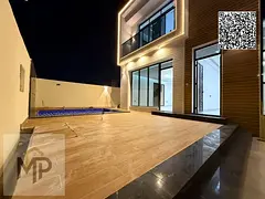 Luxury villa with a luxurious swimming pool for sale in Al-Haliyo 2 – near Al-Zahia roundabout and